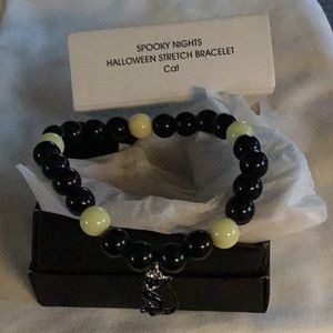 Avon Halloween Stretch Cat Bracelet